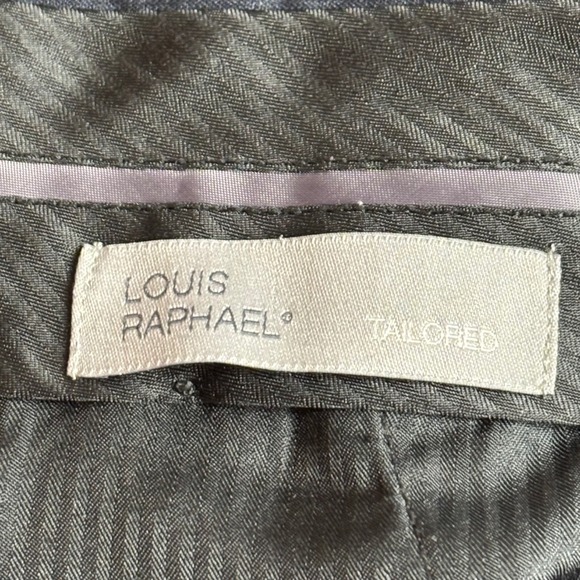 Louis Raphael Tailored Black Dress Pants Mens Size 34x32 Polyester Viscose - Picture 5 of 6